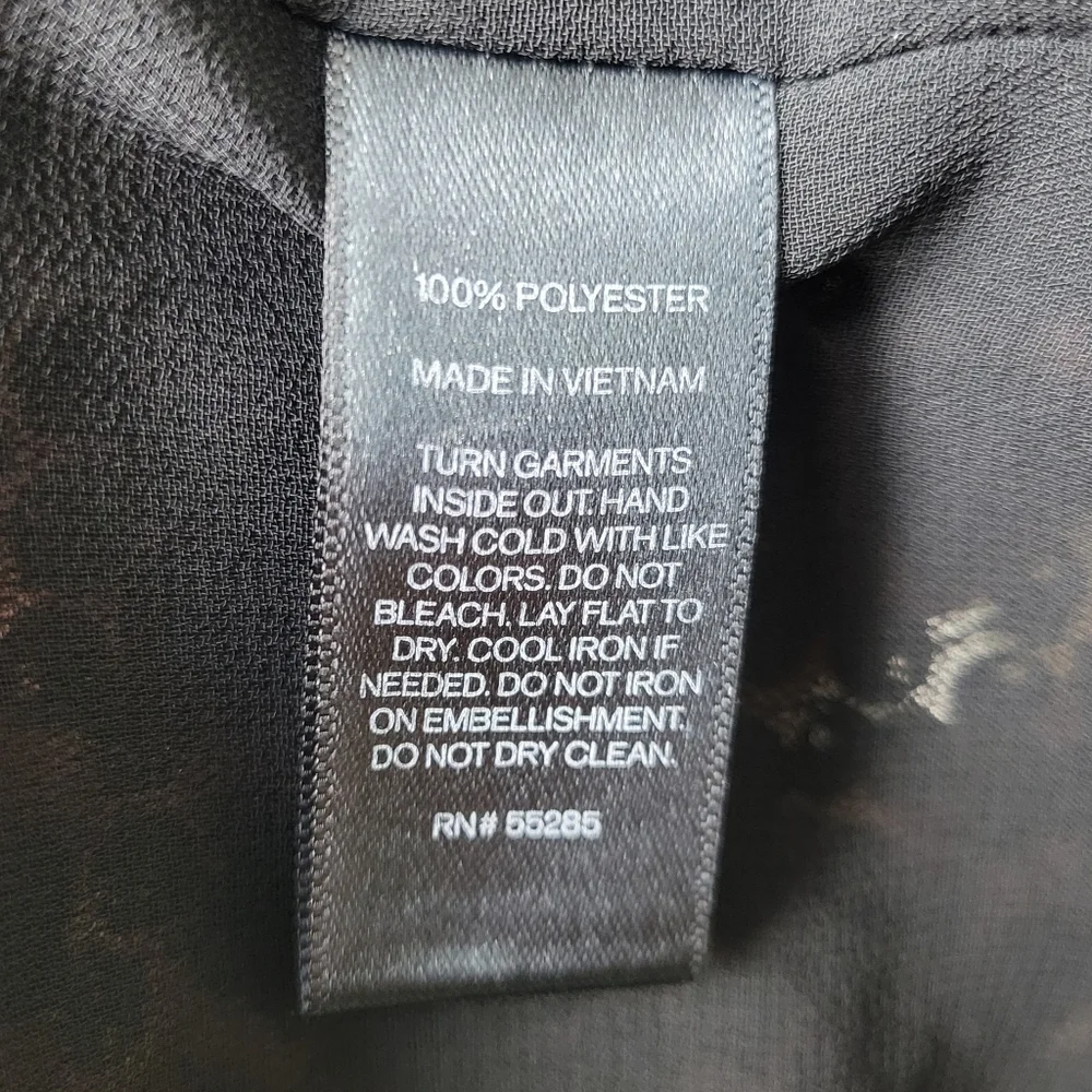 NWOT Express Black Sequin Tank Top - Picture 11 of 12